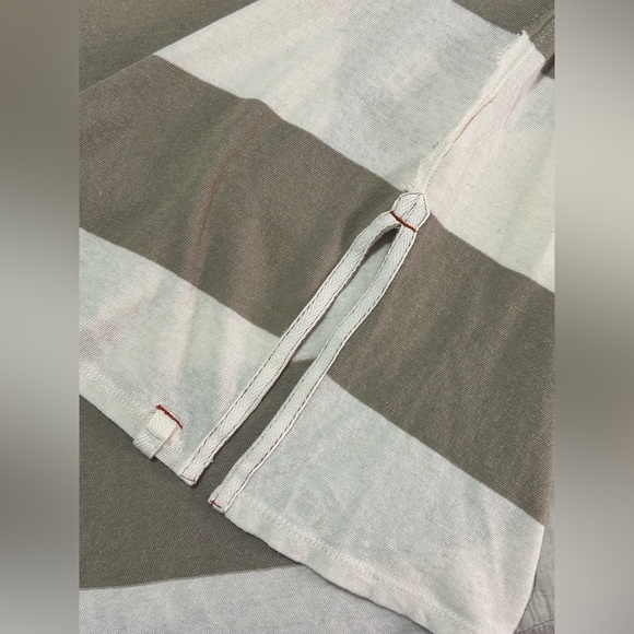 NWT We The Free Taylee Striped Polo S Neutral Combo - Picture 9 of 10